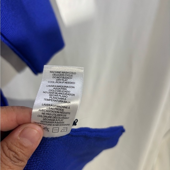 Nina Leonard Royal Blue Long Sleeve Dress - Picture 8 of 9